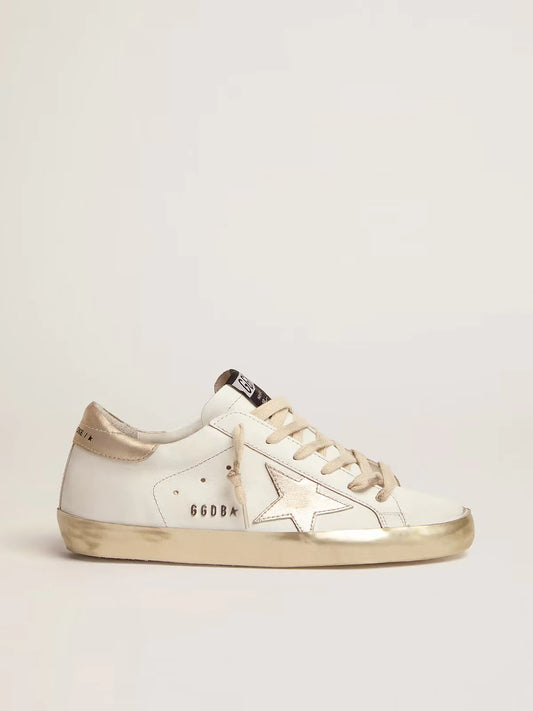 GOLDEN GOOSE - SUPER-STAR WOMEN WITH GOLD STAR AND BLACK SEQUIN COUNTERFOIL